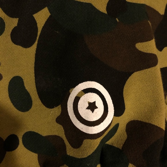 Bape Shark Camo Full Zip Hoodie - Picture 6 of 10